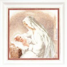 BT-191 Counted cross stitch kit Crystal Art "Madonna in shine"