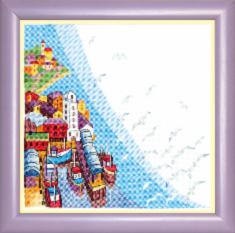 BT-175 Counted cross stitch kit Crystal Art "Bright summer"