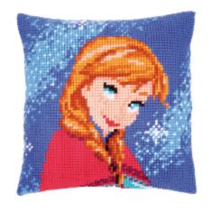 PN-0165923 Vervaco Cross Stitch Cushion Disney Frozen "Anna"