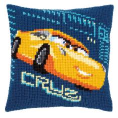PN-0166448 Vervaco Cross Stitch Cushion Disney "Cars Chunky Cruz"
