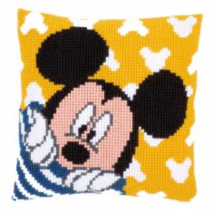 PN-0167235 Vervaco Cross Stitch Cushion Disney "Mickey Peek-a-boo"