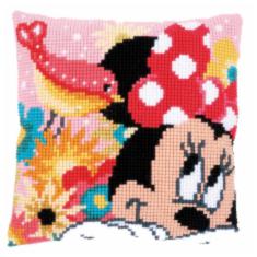 PN-0167644 Vervaco Cross Stitch Cushion Disney "Minnie Pst, I've a Secret"