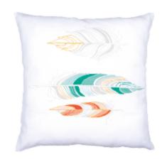 PN-0162182 Vervaco Embroidery Cushion "Feathers"