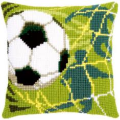 PN-0150043 Vervaco Cross Stitch Cushion "Football"