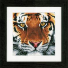 PN-0156010 Counted cross stitch kit LanArte "Tiger"