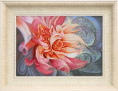Partial embroidery kit RK-079 "Peony"