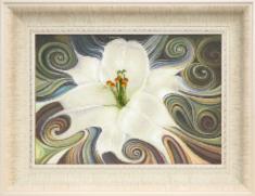 Partial embroidery kit RK-109 "White lily"