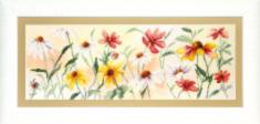 Partial embroidery kit RK-110 "Colorful flowers"