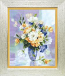 Partial embroidery kit RK-112 "Water-colour bouquet"