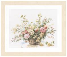 PN-0008004(34714) Counted cross stitch kit LanArte "Bouquet of Roses"