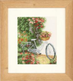 PN-0147006 Counted cross stitch kit LanArte "My Bicycle"