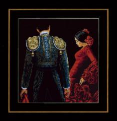 PN-0150003 Counted cross stitch kit LanArte "Dancing in Passion"