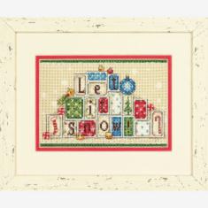 70-08920 Counted cross stitch kit DIMENSIONS "Let it Snow" 