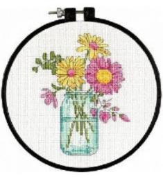 72-74550 Counted cross stitch kit DIMENSIONS "Summer Flower"