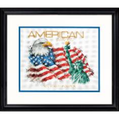 70-35363 Counted cross stitch kit DIMENSIONS "American Patriot"