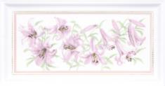 Cross-stitch kit M-231 "Lilac lilies"