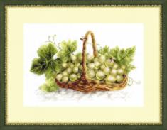 BT-170 Counted cross stitch kit Crystal Art "Amber grapes"