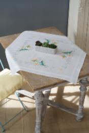 PN-0157237 Vervaco Tablecloth "Flowers and butterflies"