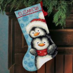 70-08839 Counted cross stitch kit DIMENSIONS Snowman & Friends