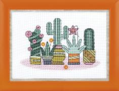 BT-205 Counted cross stitch kit Crystal Art Triptych "Bright Mexico"