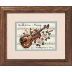 16656 Counted cross stitch kit DIMENSIONS "Music is Harmony"