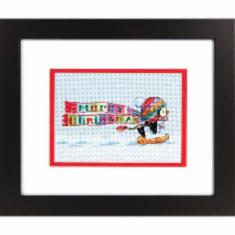 70-08950 Counted cross stitch kit DIMENSIONS "Christmas Penguin"