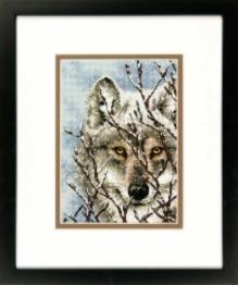 70-65131 Counted cross stitch kit DIMENSIONS "Wolf"