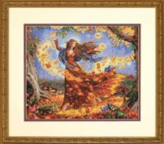 70-35262 Counted cross stitch kit DIMENSIONS "Fall Fairy"