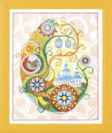 BT-223 Counted cross stitch kit Crystal Art "Bright festival'