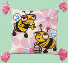 Cross-stitch kit RT-111 "Funny bees"