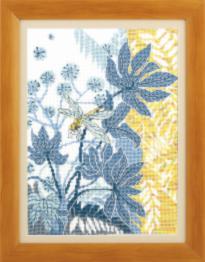 Counted Cross Stitch Kit Vervaco Abstract Flower PN-0161611