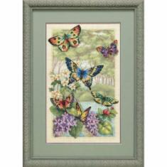 35223 Counted cross stitch kit DIMENSIONS "Butterfly Forest"