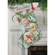70-08854 Counted cross stitch kit DIMENSIONS "Enchanted Ornament. Stocking"
