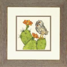 70-65184 Counted cross stitch kit DIMENSIONS "Prickly Owl"