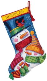 72-109139 Godelin stitching kit DIMENSIONS "Freezing Season. Stocking"