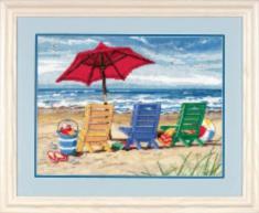 72-120022 Godelin stitching kit DIMENSIONS "Beach Chair Trio"