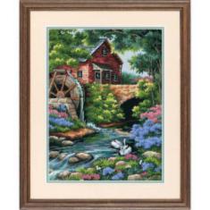 02484 Gobelin stitching kit DIMENSIONS "Old Mill Cottage"