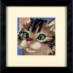 07206 Gobelin stitching kit DIMENSIONS "Cross-Eyed Kitty"