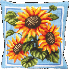 Cross-stitch kit RT-129 "Sunflowers"