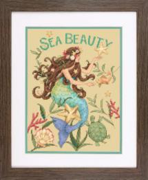 70-35376 Counted cross stitch kit DIMENSIONS "Sea Beauty"