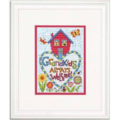 70-65188 Counted cross stitch kit DIMENSIONS "Grandkids"