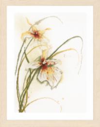 PN-0008014 Counted cross stitch kit LanArte "Orchid"