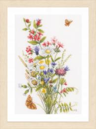 PN-0155693 Counted cross stitch kit LanArte "Field flowers"