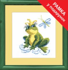 Cross-stitch kit №203 "Princess frog"