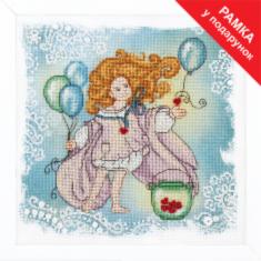 Cross-stitch kit M-334 By Ksenia Fedorova Set of pictures "Disobedient angel. Guardian of hearts"