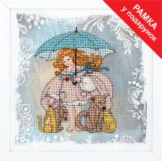 Cross-stitch kit M-342 By Ksenia Fedorova Set of pictures "Disobedient angel. Kind heart"