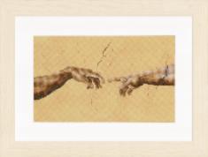 PN-0007975 Counted cross stitch kit LanArte "Creation (2 hands)"