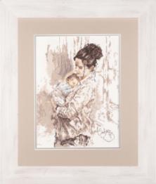 PN-0008047 (34922) Counted cross stitch kit LanArte "Mother's love"