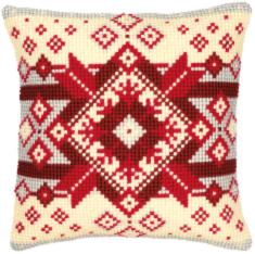 PN-0008495 Cross stitch kit (pillow) Vervaco "Nordic Star"