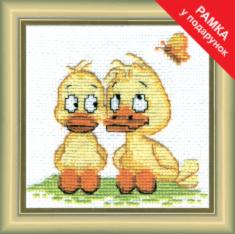 Cross-stitch kit №309 "Ducks"